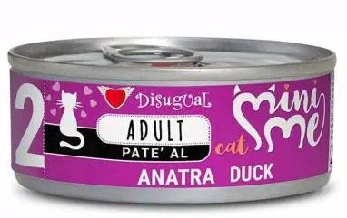 Disugual Gatto Minime (2) Adulto Anatra Lattina 85 g