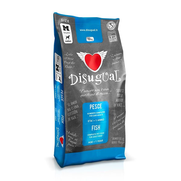 Disugual Cane Adulto Medium Pesce 12 kg