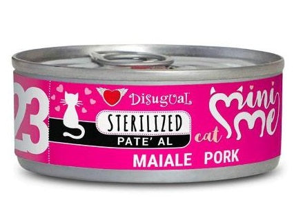 Disugual Gatto Minime (23) Adulto Sterilizzato Maiale Lattina 85 g