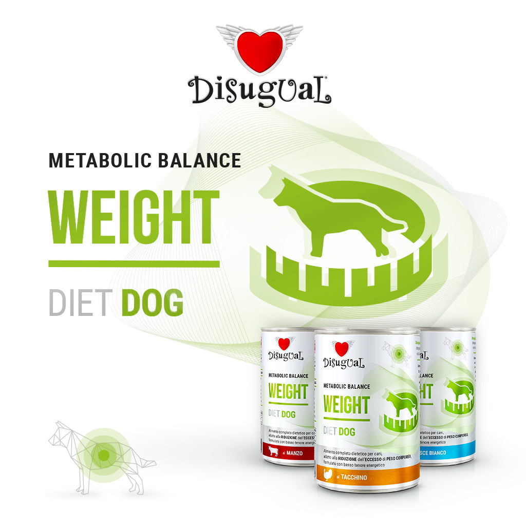 DISUGUAL CANE DIET WEIGHT PESCE BIANCO 400 GR