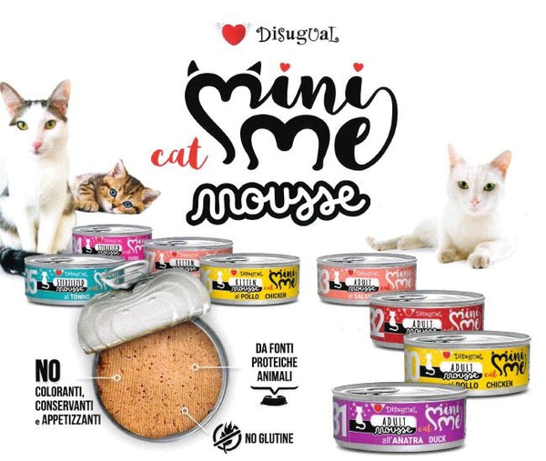 DISUGUAL GATTO MINIME MOUSSE (37) KITTEN SALMONE 85 GR