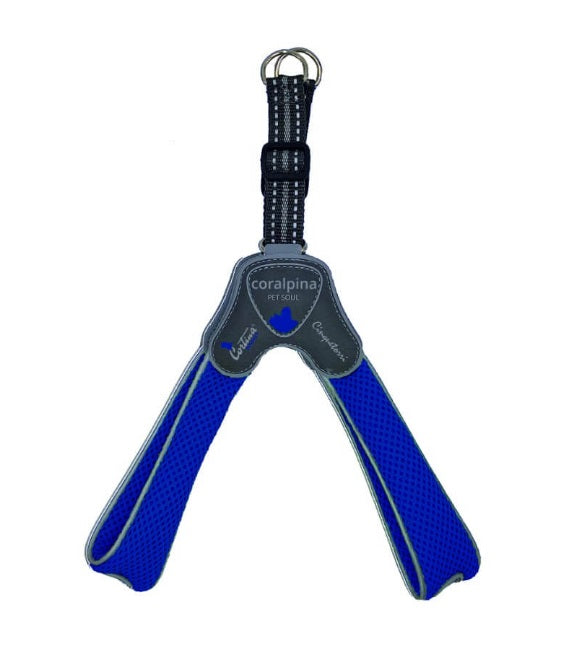 CORALPINA CANE PETTORINA 5TORRI TG. "8" 60-70 CM BLU ELETTRICO