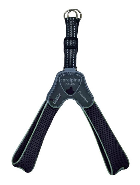 CORALPINA CANE PETTORINA 5TORRI TG. "6" 45-55 CM NERO