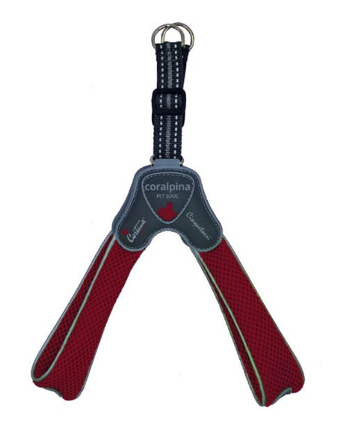 CORALPINA CANE PETTORINA 5TORRI TG. "6" 45-55 CM ROSSO VINO