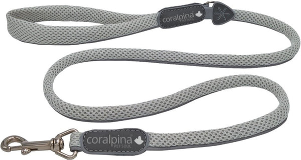 CORALPINA CANE GUINZAGLIO 5TORRI PER TG. "7-8" GRIGIO
