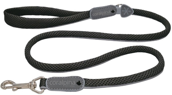 CORALPINA CANE GUINZAGLIO 5TORRI PER TG. "9-11" NERO