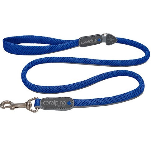 CORALPINA CANE GUINZAGLIO 5TORRI PER TG. "7-8" BLU