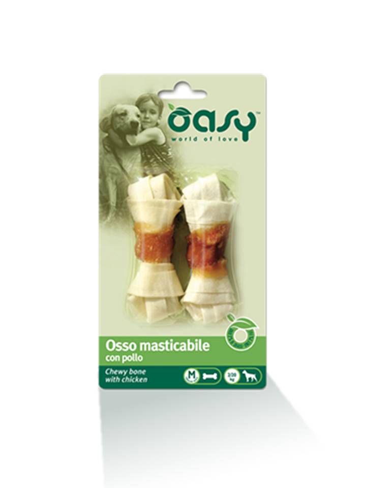 OASY CANE SNACK OSSO MASTICABILE POLLO TG.M 56 GR