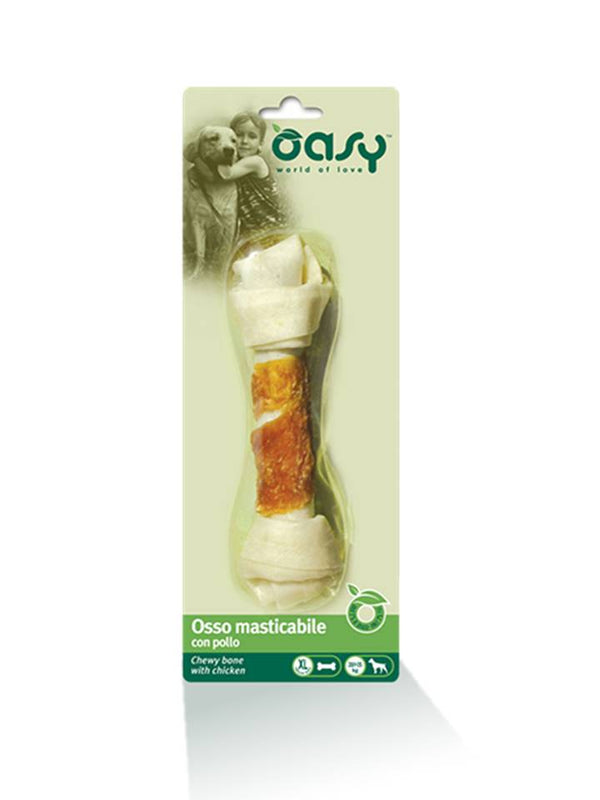 Oasy Cane Snack Osso Masticabile Pollo Taglia Xl 98 g