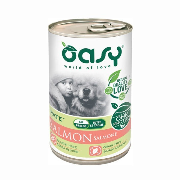 OASY CANE OAP ADULTO MEDIUM&LARGE SALMONE 400 GR