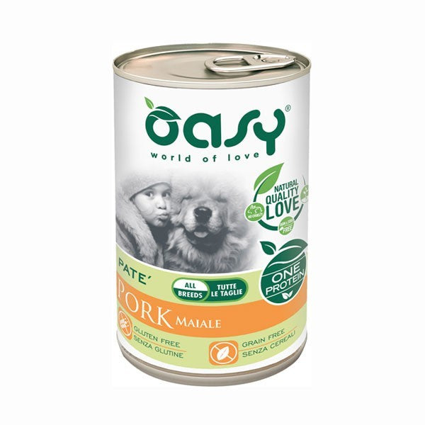 OASY CANE OAP ADULTO MEDIUM&LARGE MAIALE 400 GR