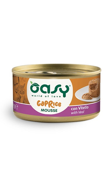 OASY GATTO CAPRICE MOUSSE ADULTO VITELLO 85 GR