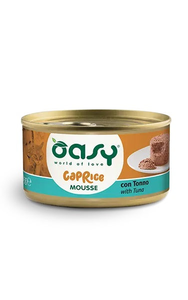 OASY GATTO CAPRICE MOUSSE ADULTO TONNO 85 GR