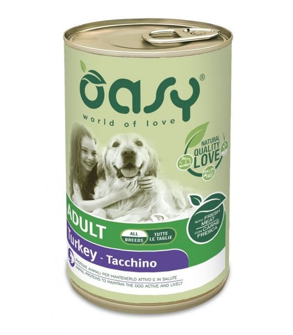 OASY CANE LIFESTAGE ADULTO TACCHINO 400 GR