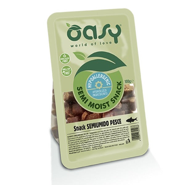 OASY CANE SNACK SEMIUMIDO PESCE 100 GR