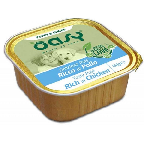 OASY CANE DELIZIOSO PATE’ PUPPY POLLO 150 GR