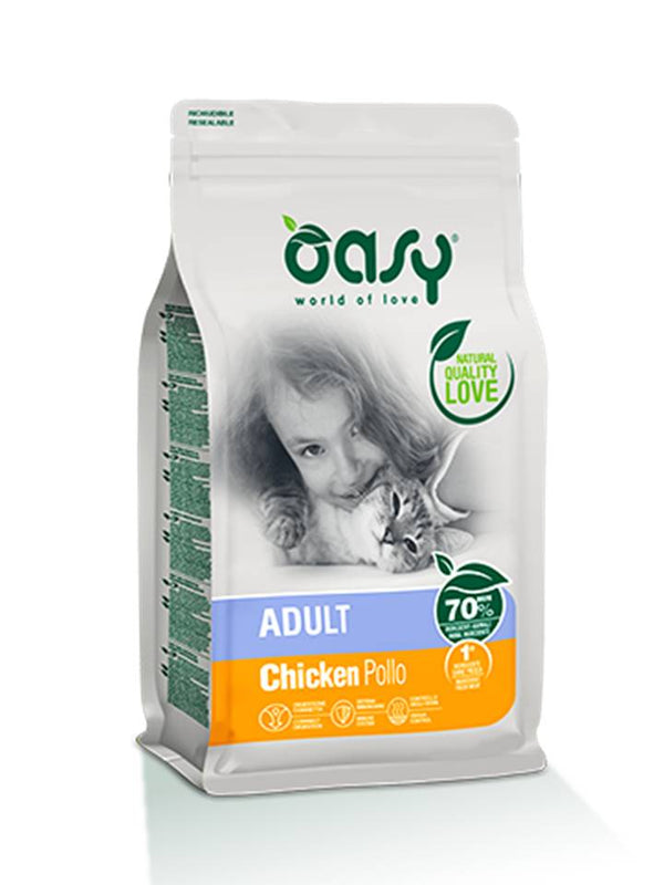 PRODOTTO NON PIU' IN COMMERCIO OASY GATTO LIFESTAGE ADULTO POLLO 300 GR NEW PACK