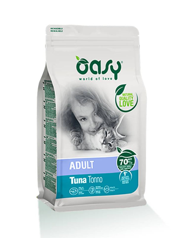 PRODOTTO NON PIU' IN COMMERCIO OASY GATTO LIFESTAGE ADULTO TONNO 300 GR NEW PACK