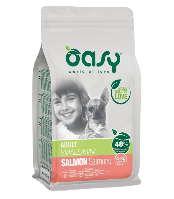 OASY CANE OAP ADULTO SMALL&MINI SALMONE 800 GR NEW PACK