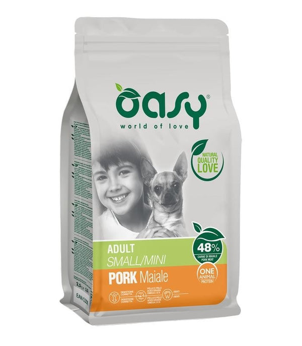 OASY CANE OAP ADULTO SMALL&MINI MAIALE 800 GR NEW PACK