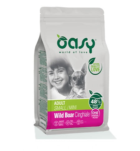 OASY CANE OAP ADULTO SMALL&MINI CINGHIALE 800 GR NEW PACK