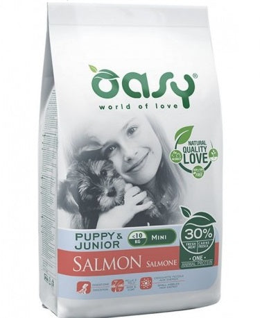 OASY CANE OAP PUPPY&JUNIOR SMALL&MINI SALMONE 2,5 KG NEW PACK