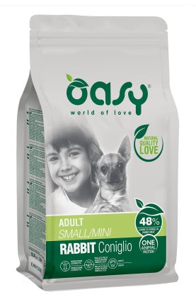 OASY CANE OAP ADULTO SMALL&MINI CONIGLIO 2,5 KG NEW PACK