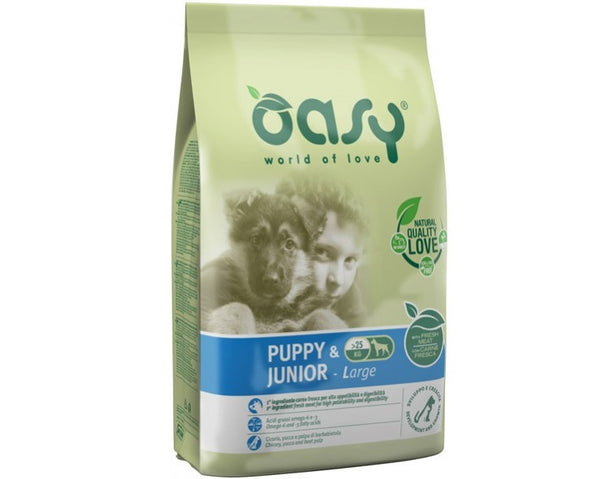 OASY CANE LIFESTAGE PUPPY&JUNIOR LARGE POLLO 12 KG NEW PACK