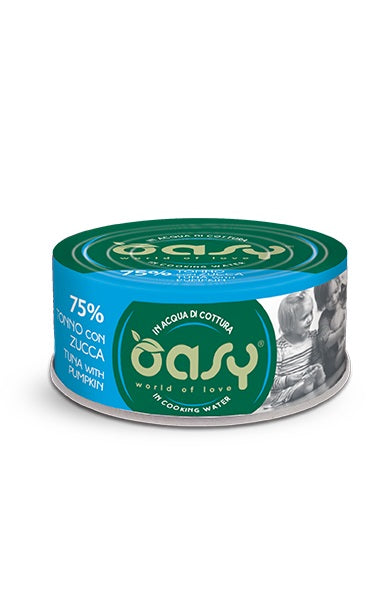 OASY GATTO MORE LOVE IN LATTINA ADULTO TONNO & ZUCCA 70 GR