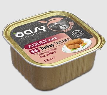 OASY CANE GRAIN FREE ADULTO TACCHINO & VERDURE 150 GR