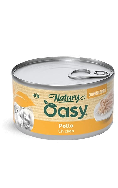 Oasy Gatto Natury Lattina in Brodo di Cottura Adulto Pollo 85 g