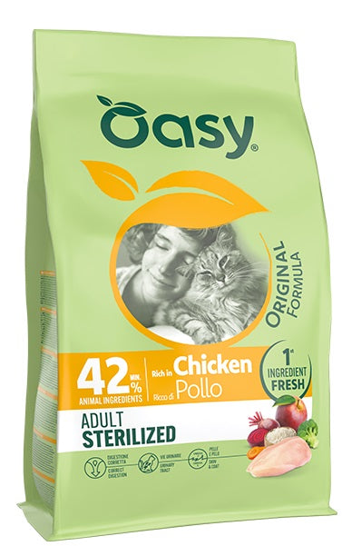 OASY GATTO ORIGINAL FORMULA ADULTO STERILIZZATO POLLO 6 KG