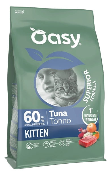 OASY GATTO SUPERIOR FORMULA KITTEN TONNO 6 KG