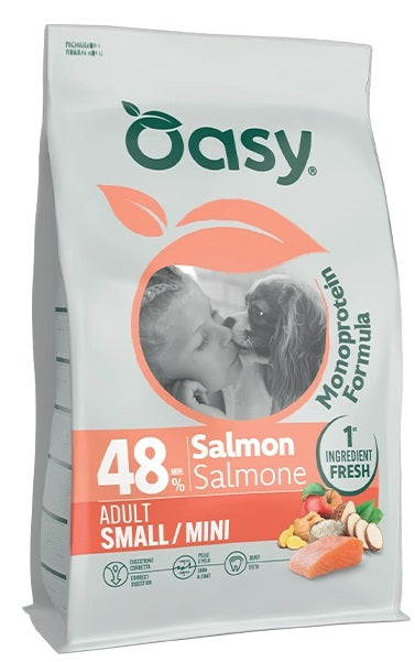 OASY CANE MONOPROTEIN FORMULA ADULTO SMALL&MINI SALMONE 2 KG
