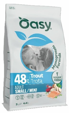 OASY CANE MONOPROTEIN FORMULA ADULTO SMALL&MINI TROTA 2 KG
