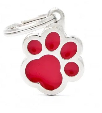 MY FAMILY MEDAGLIETTA RED PAWPRINT alimento per cani e gatti | Pet Care Italia