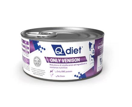 Q.DIET ONLY CERVO LATTINA 150 GR