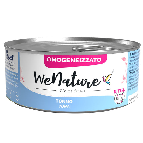 WENATURE GATTO LATTINA OMOGENEIZZATO KITTEN TONNO 70 GR