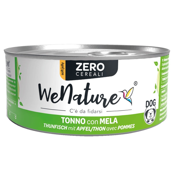 WENATURE CANE ZERO CEREALI LATTINA IN JELLY ADULTO TONNO & MELA 150 GR