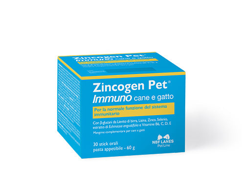 ZINCOGEN PET IMMUNO cane e gatto 30 STICK