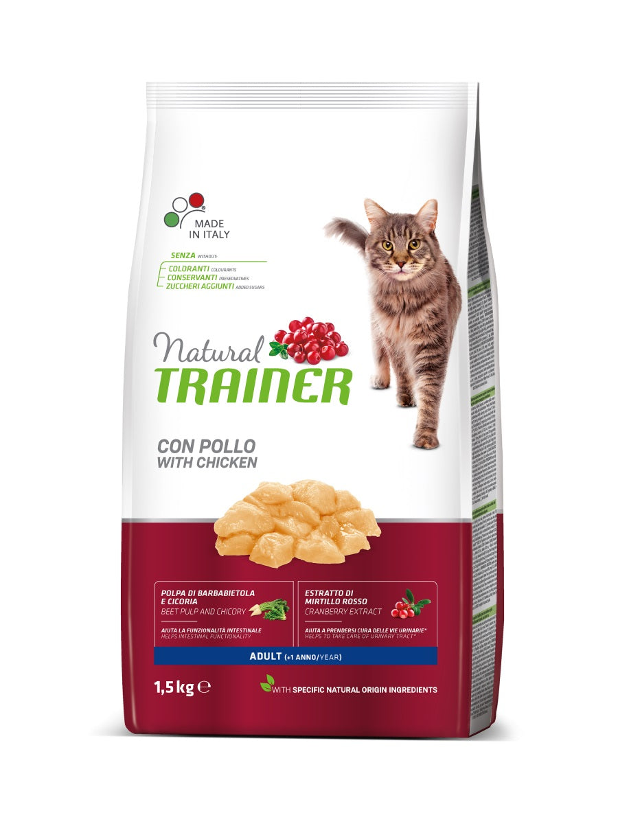 TRAINER GATTO NATURAL ADULTO POLLO 1,5 KG