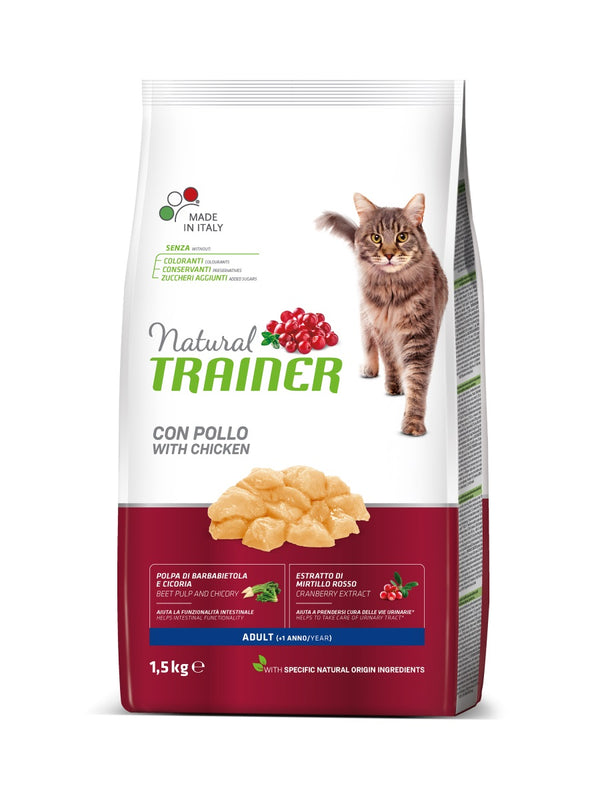 TRAINER GATTO NATURAL ADULTO POLLO 1,5 KG