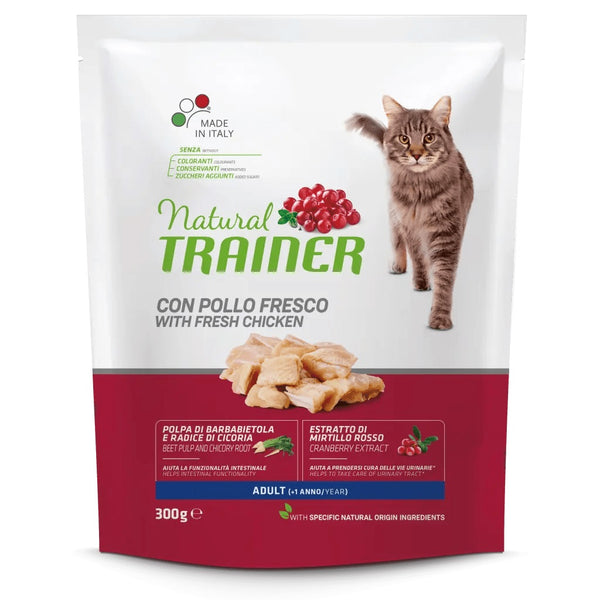TRAINER GATTO NATURAL ADULTO POLLO 300 GR