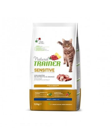 TRAINER GATTO NATURAL SENSITIVE ANATRA 1,5 KG