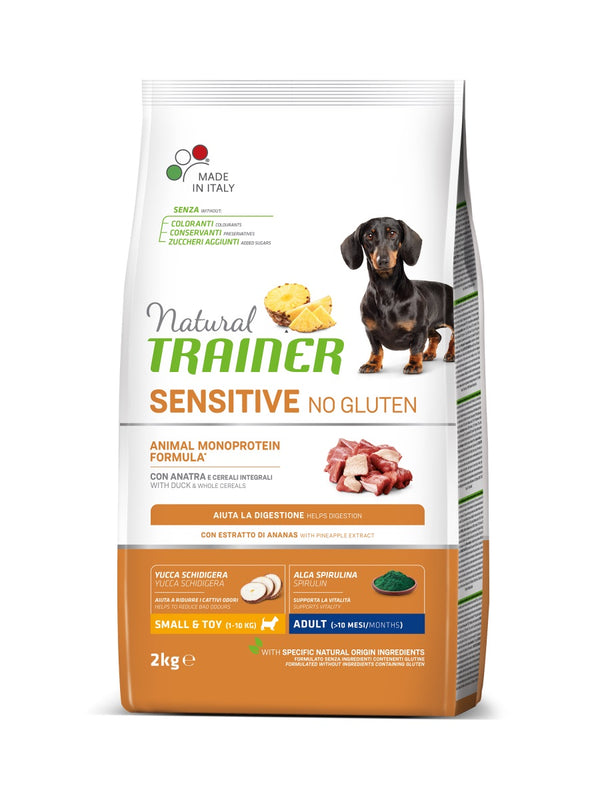 TRAINER CANE NATURAL SENSITIVE ADULTO MINI ANATRA 2 KG