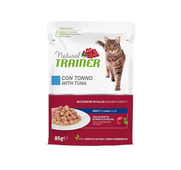 TRAINER GATTO NATURAL ADULTO TONNO 85 GR