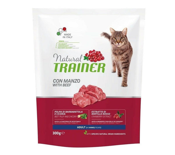 TRAINER GATTO NATURAL ADULTO MANZO 300 GR