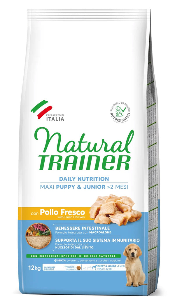 TRAINER CANE DAILY NUTRITION MAXI PUPPY&JUNIOR POLLO FRESCO 12 KG