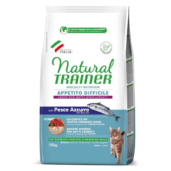 TRAINER GATTO SPECIALTY NUTRITION - APPETITO DIFFICILE - PESCE AZZURRO 1,5 KG