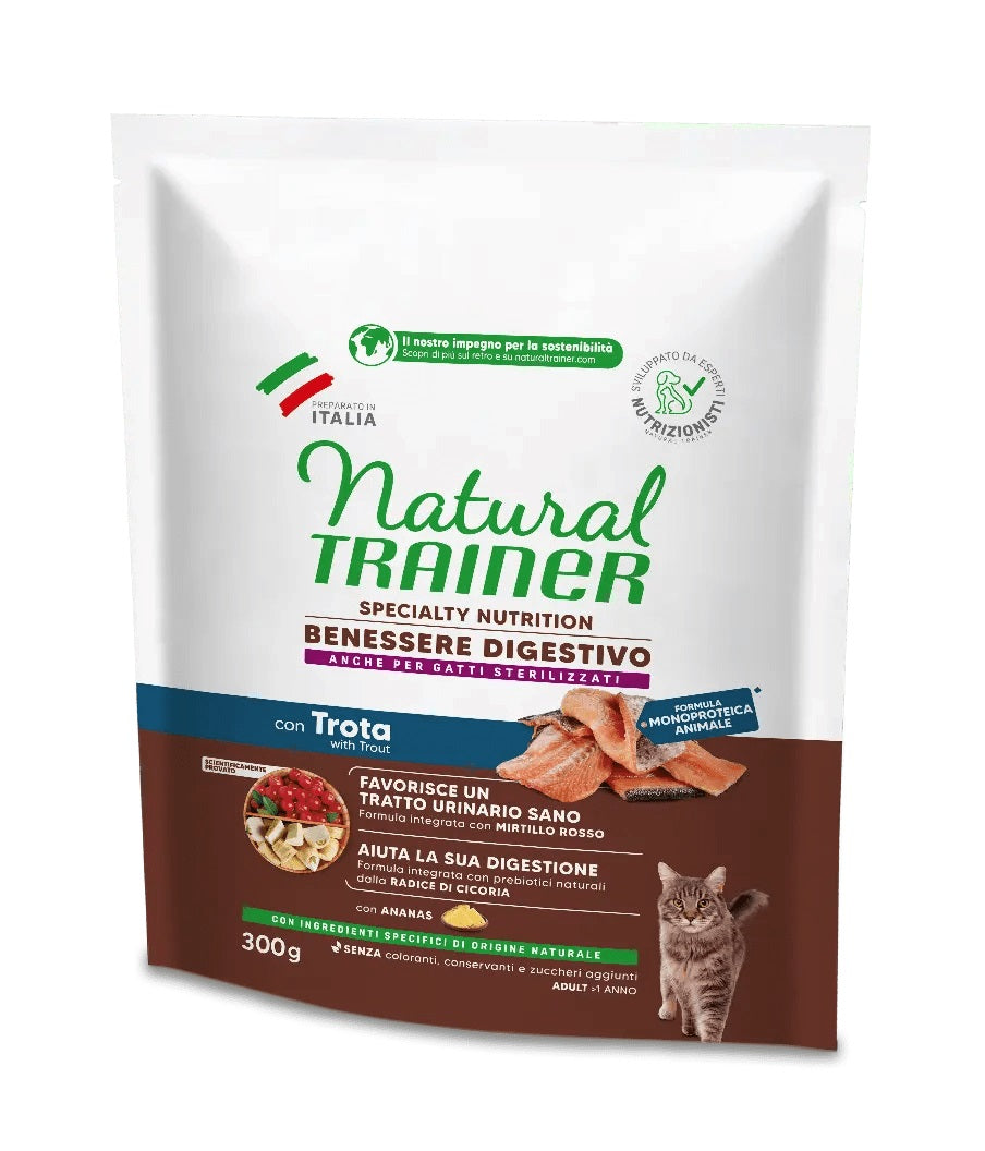 Trainer Gatto Specialty Nutrition - Benessere Digestivo - Trota 300 g